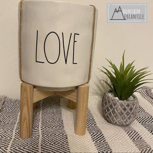 New Rae Dunn-LOVE-raised planter!